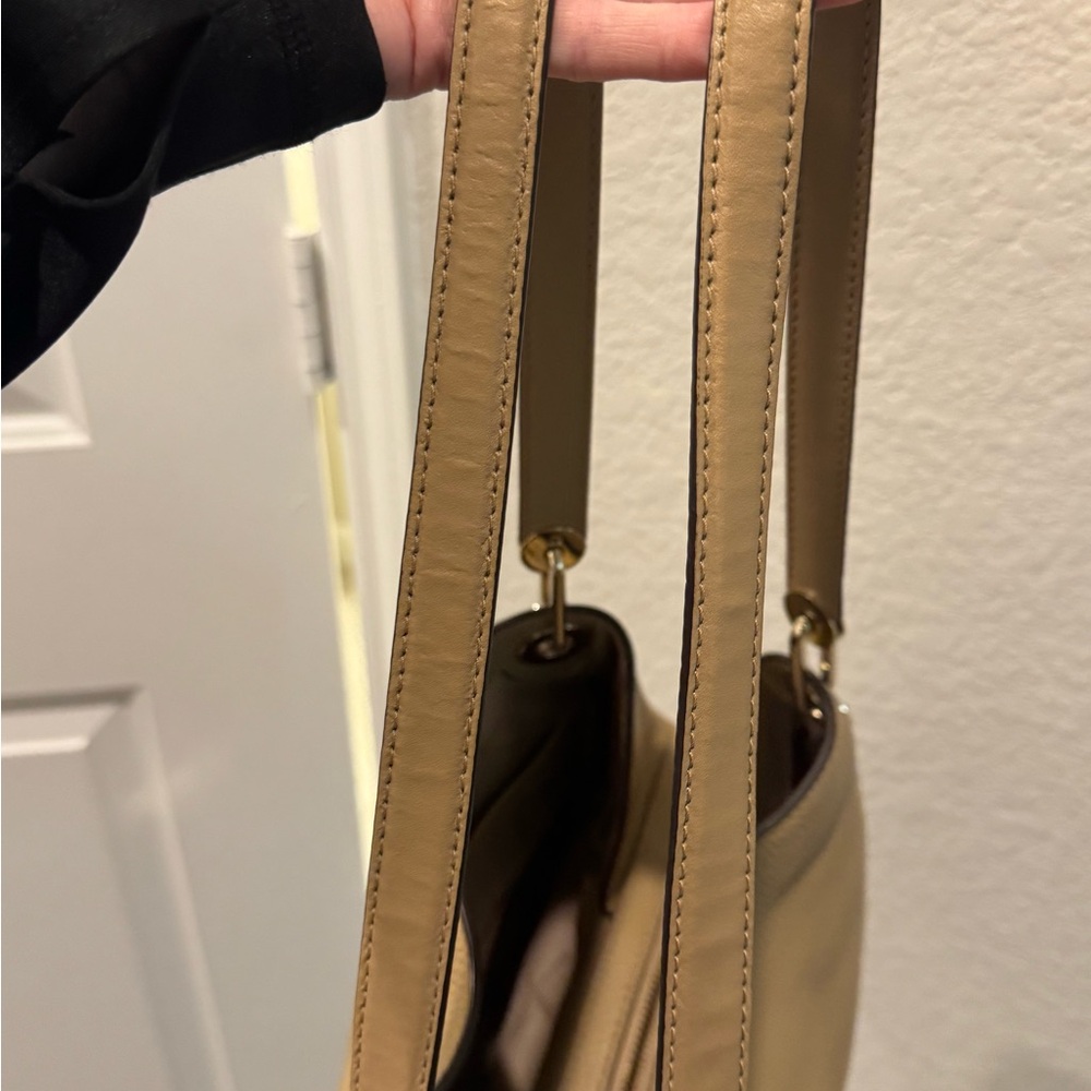 Michael Kors Beige Shoulder Bag - Picture 6 of 11